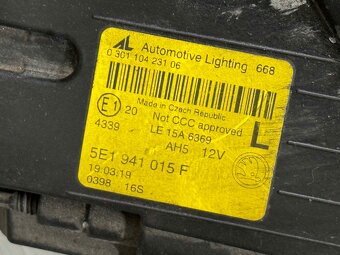 ŠKODA OCTAVIA 3 FACELIFT světlo LP LED 5E1941015F POŠKOZENÉ - 6