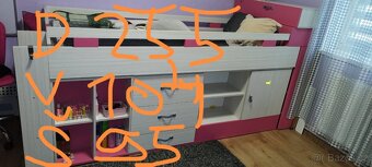 Prodám dětskou postel + matrace + nábytek - 6