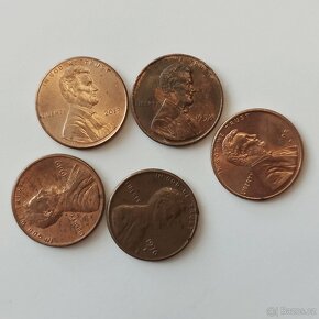 Sada minci Lincoln cent USA 1974-2014 - 6