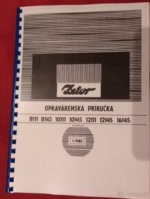 NÁVOD K OBSLUZE a OPRAVÁRENSKÁ PŘÍRUČKA Zetor 8111-16145 - 6