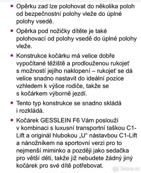 Gesslein kočárek - 6