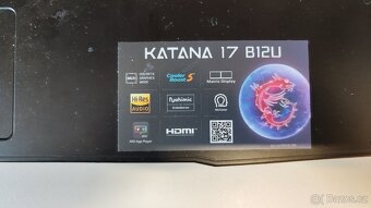 MSI Katana 17 B12UDXK-886CZ i5-12450H, 16GB DDR4 - 6