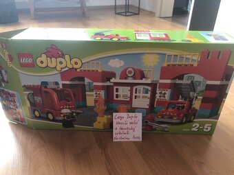 Velká sada lego duplo hasiči + vrtulník - 6