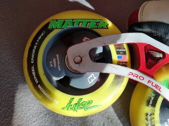 In-line karbon RollerBlade ProBlade, kolečka 100mm, vel. 39 - 6