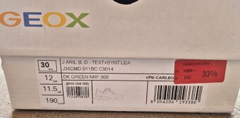 Dětské boty GEOX J ARIL, 30eu, 12us, 190mm - 6