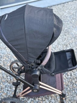 Cybex Priam Rosé Gold - sporťák+korba+fusák - 6