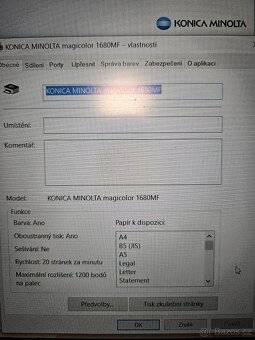 Prodám tiskárnu Minolta 1680MF - 6