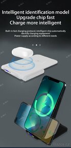 Bezdrátová nabíječka VÝPRODEJ. iPhone12-15,Samsung,Xiaomi - 6