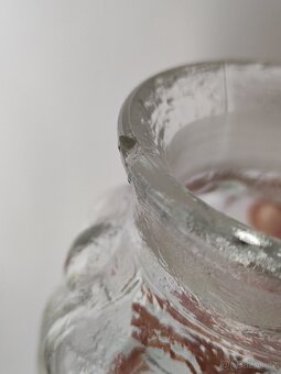 Retro dóza Pavel Pánek, lisované sklo, ČSSR, pošta 79.- - 6