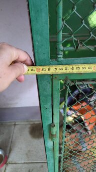 Klec pro papoušky, fretky,atd. Dvojitá je rozdělena na 2krat - 6