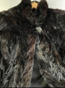 Luxusní norkový kožich – Made in Denmark – Vel. M/L (Oversiz - 6