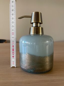 Dávkovač mýdla, sklo s měděným dekorem, sleva 50% - 6
