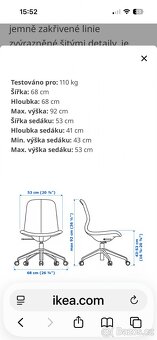 Kancelářská židle IKEA - 6