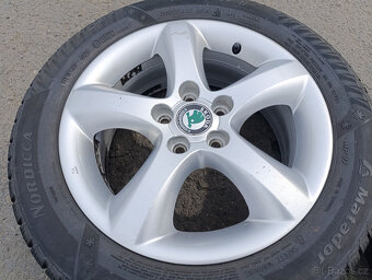 5x100 Škoda Fabia 6Jx15 ET43 č.5J0601025A alu disky - 6