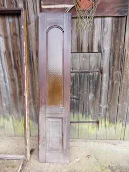 Vchodové dvoukřídlé dřevěné dveře - 6