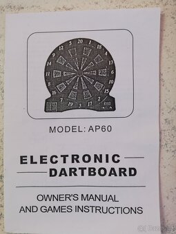 Elektronické terč + Elektronic DARTBOARD model AP60 - 6