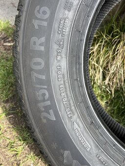 Sada zimních pneu 2+2 215/70/16 100T Dunlop +Semperit - 6