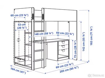 Patrová postel SMASTAD IKEA - 6