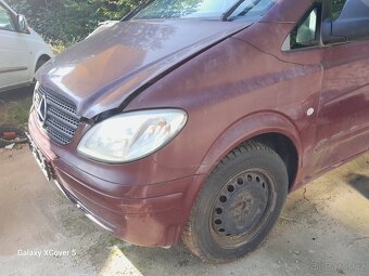 Mercedes Benz Vito W639 - kompletní předek bílá a červená - 6