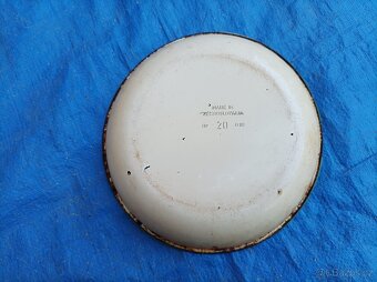Smaltovaná žlutá mísa, průměr 20 cm - 6