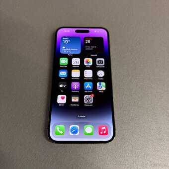 iPhone 14 Pro Max 128GB deep purple, pěkný stav, rok záruka - 6