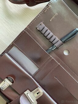 Kožená brašna s klíčkem na uzamknutí - 6