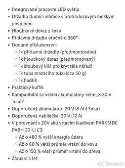 Aku kladivo peformance 5,8J - 6