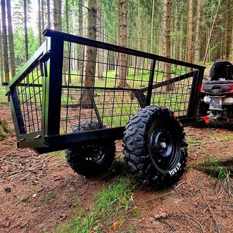 Vyvážečka  dřeva , vozik za ctyrkolku - 6