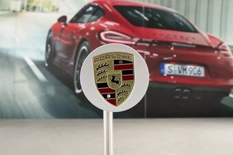 Porsche středové krytky kol – 76mm / 65mm (3 barvy) - 6