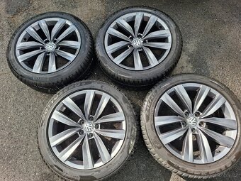 Alu kola 18" VW Almere 5x112 zimni pneu 245/45R18 - 6