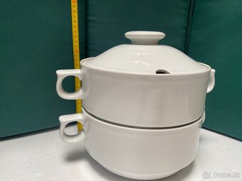 Polévkové mísy 2,6 l – sada 2 ks, 1x s víčkem - 6