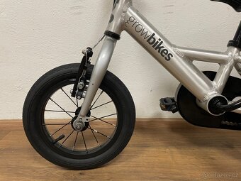 Dětské kolo Growbikes 12” stříbrné - 6
