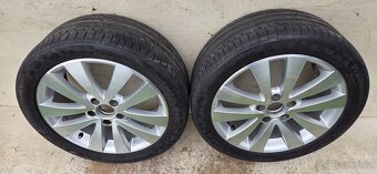 Alu kola VW 17" 5x112, letní Continental 225/45R17 - 6