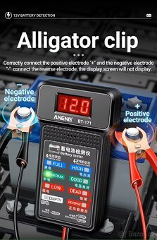 Tester autobaterie a alternátoru BT 171 - 6