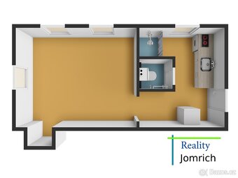 Pronájem bytu 1+1 s vl. vytápěním, ca 30 m2, v centru LBC - 6