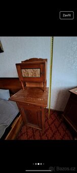 Starožitné noční stolky, 2 ks - 6