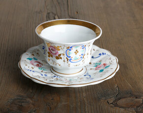 Hrníček s podšálkem ŠaPo Chodov cca 1841 - 6