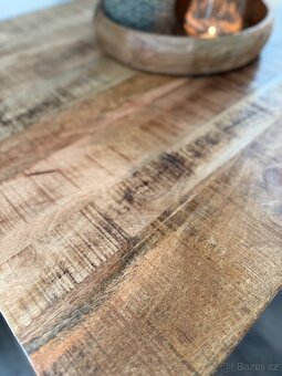 Masivní stůl mango 120x80 - 6