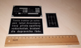 sada štítků Zetor 2011-5611 a další - 6