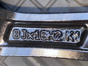 ALU kola 2x Borbet černé 18" 8J ET44 + pneu 225/40/R18 - 6