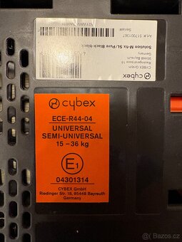 Autosedačka Cybex Solution M-fix SL vel. 2/3, 15-36 kg - 6