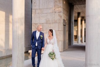 Svatební šaty Bellé Marié  Ateliér Ivory / champagne - 6