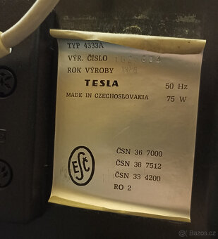 Funkční starý retro televizor Tesla Color Oravan - 6