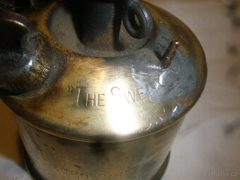 Stará mosazná lampa/letlampa/ - 6