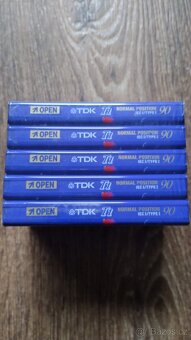 Audiokazety TDK-5 kusů nové - 6