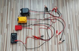 Startovací kabely+redukce pro Aku batrii Makita 18V-20V - 6