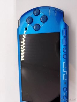 PSP 3000 rare Blossom Blue včetně boxu - 6