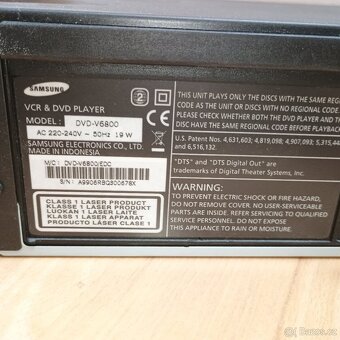 VCR a DVD PŘEHRÁVAČ SAMSUNG - 6