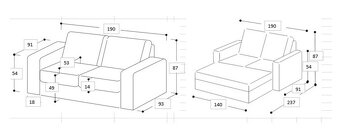 Rozkládací sedačka pro každodenní spaní - 6