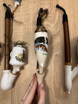Nabízím staré porcelánové fajfky / myslivecké dýmky. - 6